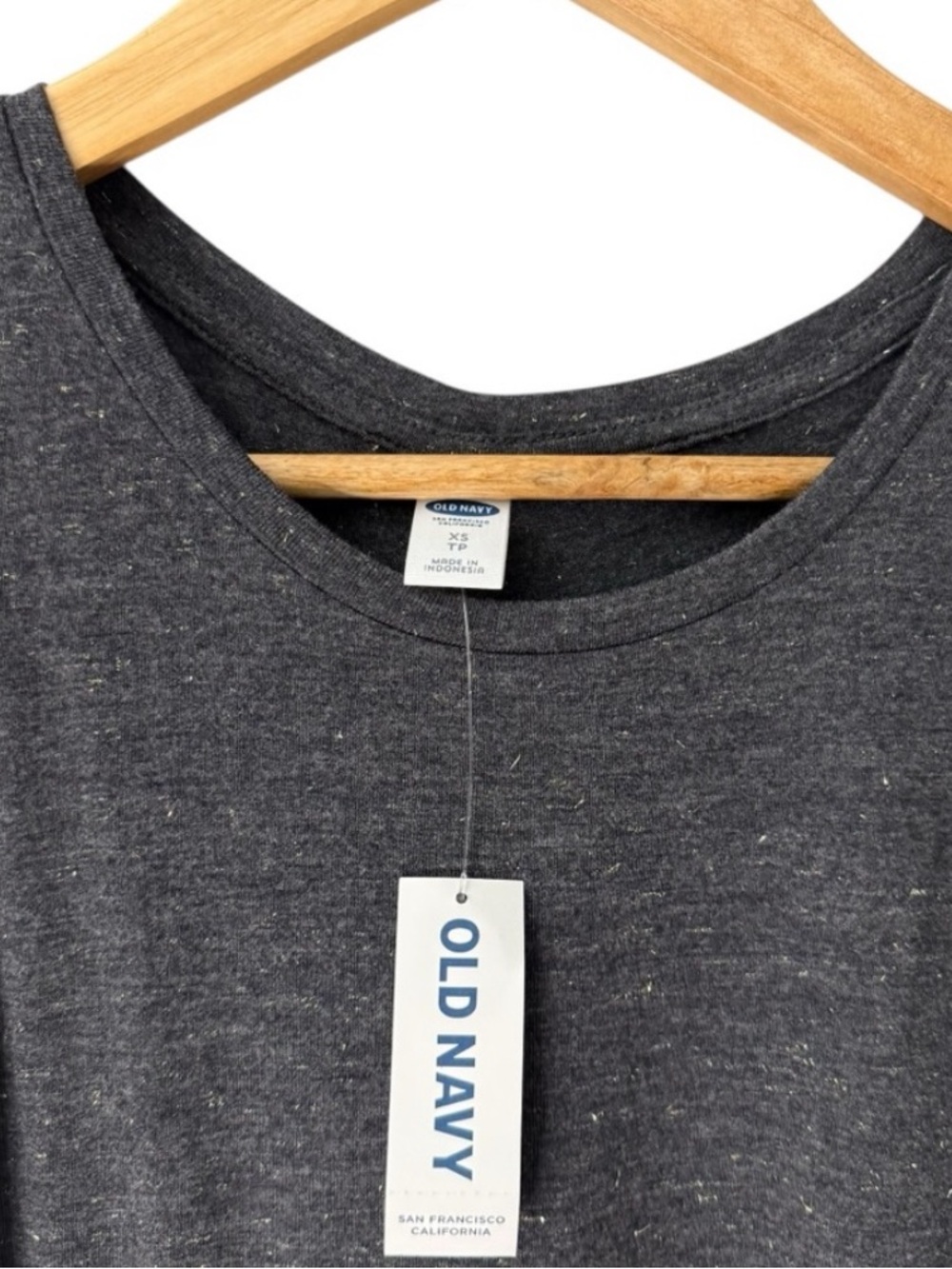 Beautiful Metallic Gold Sparkly Charcoal Old Navy Luxe Top size XS